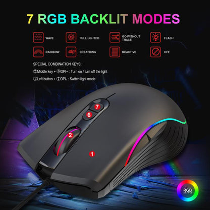Glowing Gaming Mouse Gaming Wired Mouse - view 4