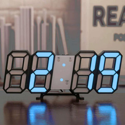 Three-dimensional Wall Clock, Silent Digital Alarm Clock, Three-dimensional Wall Clock For Living Room - view 7