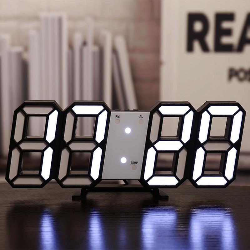 Three-dimensional Wall Clock, Silent Digital Alarm Clock, Three-dimensional Wall Clock For Living Room - view 8