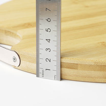 Round Cutting Board Household Thick Solid Wood Bamboo Cutting Board Kitchen Fruit Cutting Board Small Cutting Board - view 3