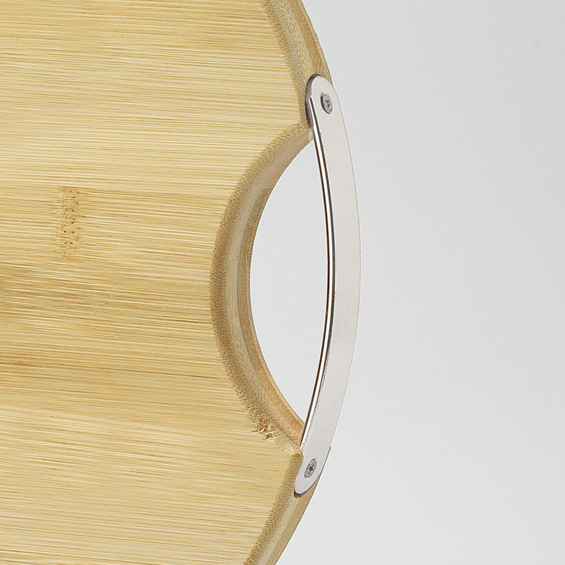 Round Cutting Board Household Thick Solid Wood Bamboo Cutting Board Kitchen Fruit Cutting Board Small Cutting Board - view 5