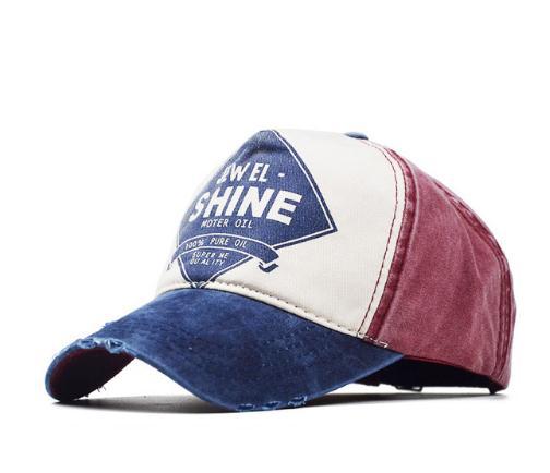 Washed cotton baseball cap Washed letters baseball cap - view 2