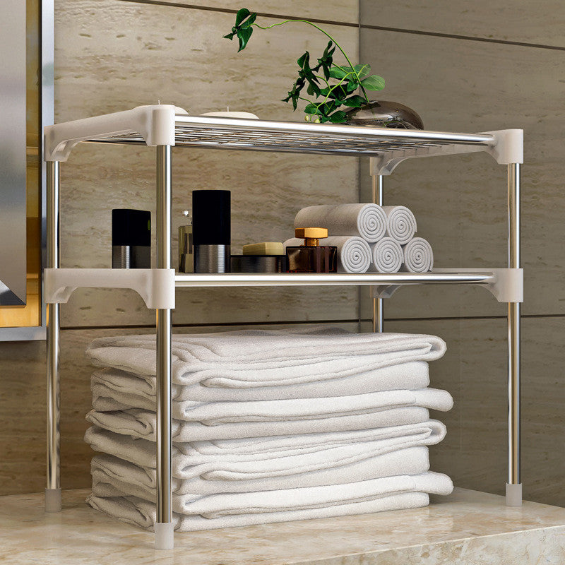 Microwave Shelf Rack Kitchen Shelf Spice Organizer Kitchen Storage Rack Bathroom Organizer Shelf Book Shoes Shelve - view 4
