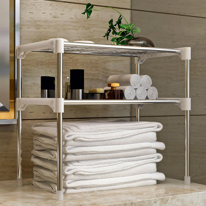 Microwave Shelf Rack Kitchen Shelf Spice Organizer Kitchen Storage Rack Bathroom Organizer Shelf Book Shoes Shelve - view 4
