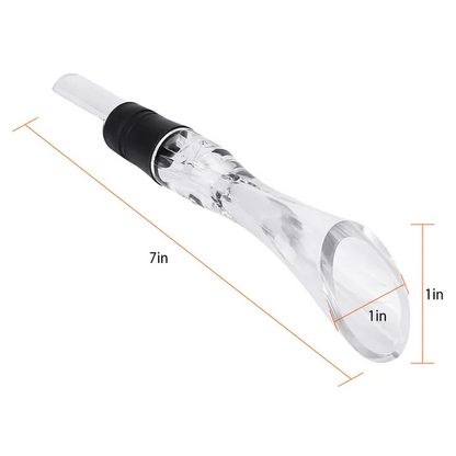 Wine Aerator Pourer Spout Decanter Spout Attachable In-Bottle Wine Drip Stopper - view 3