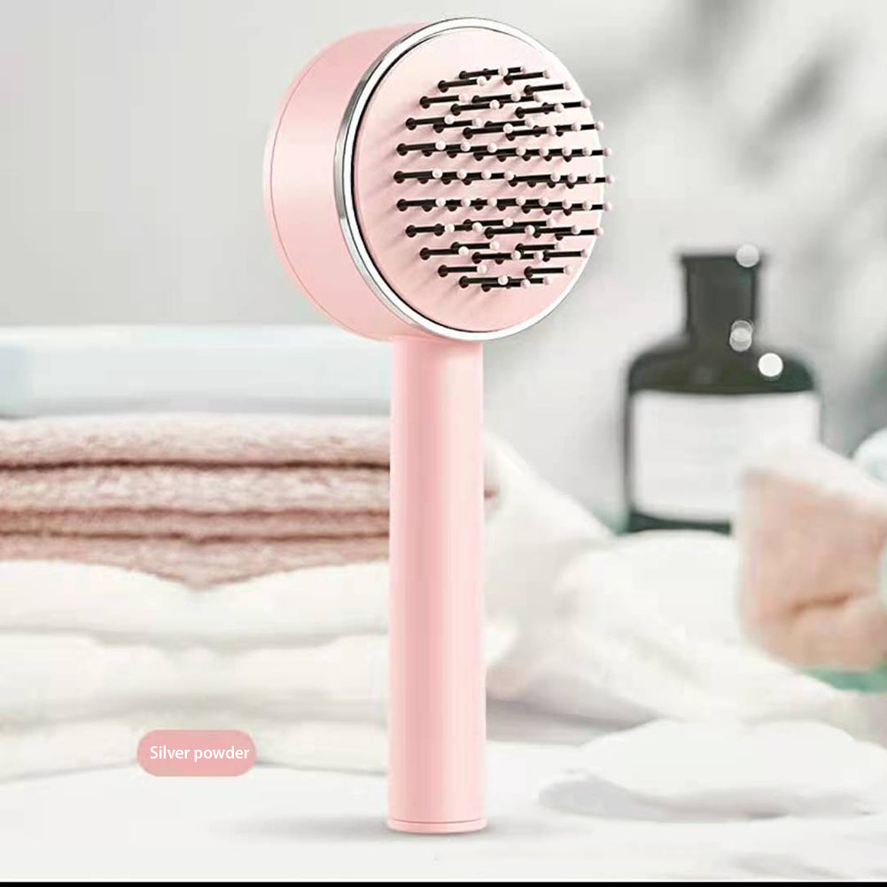 One-key Self-cleaning Hair Brush For Women Curly Hair Brush Anti-Static Airbag Massage Comb Airbag Massage Scalp Comb