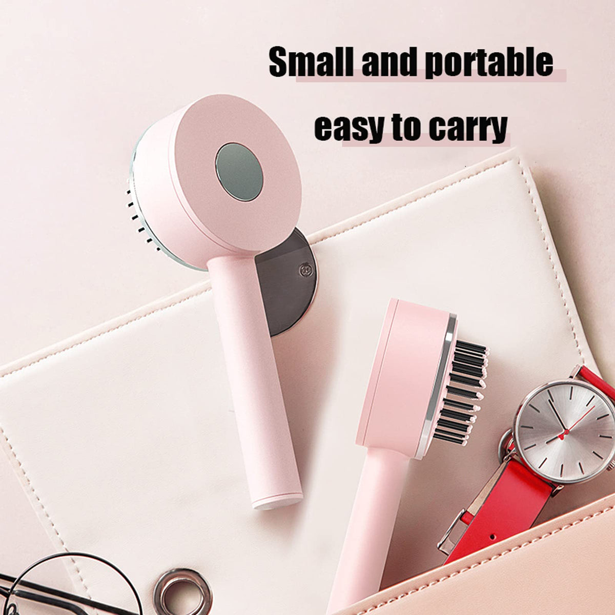 One-key Self-cleaning Hair Brush For Women Curly Hair Brush Anti-Static Airbag Massage Comb Airbag Massage Scalp Comb - view 5