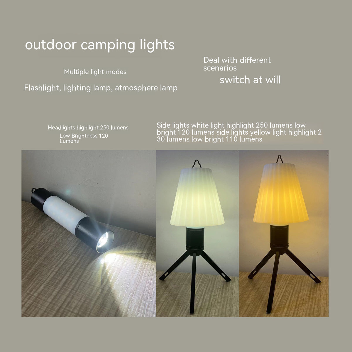 Outdoor Camping Light Camping Lantern Outdoor Lighting LED Light - view 7