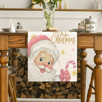 Table Runner Christmas Christmas Tree Snowflake Decoration - view 8