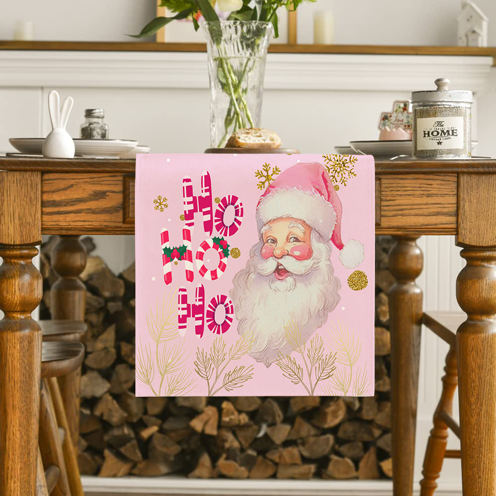 Table Runner Christmas Christmas Tree Snowflake Decoration - view 9