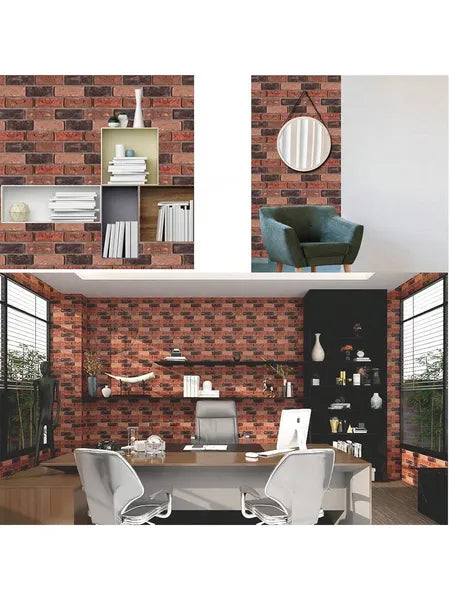 30pcs Waterproof 3D Faux Brick Wall Panels Peel And Stick, Self Adhesive Wall Panels - view 2