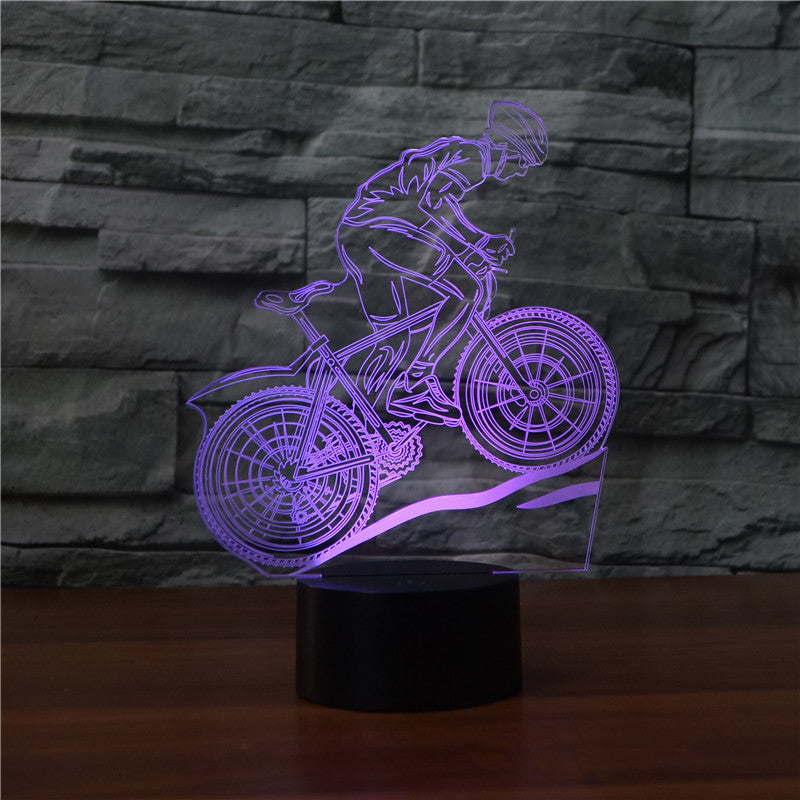 Mountain bike 3D light - view 2