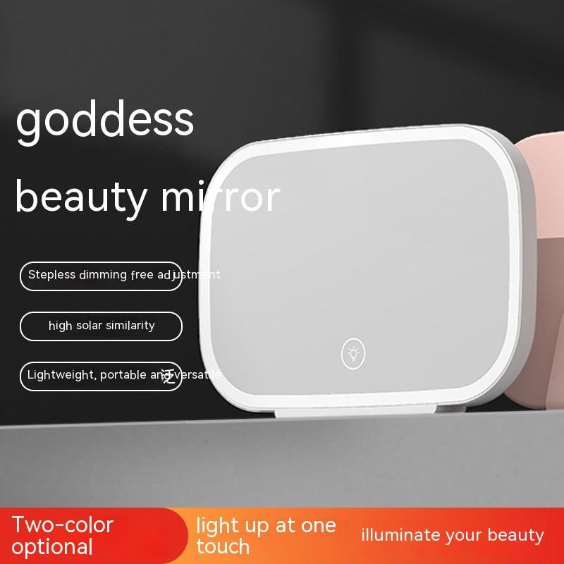 Car Portable Makeup LED Light Sun Visor Rearview Mirror Goddess Interior - view 8