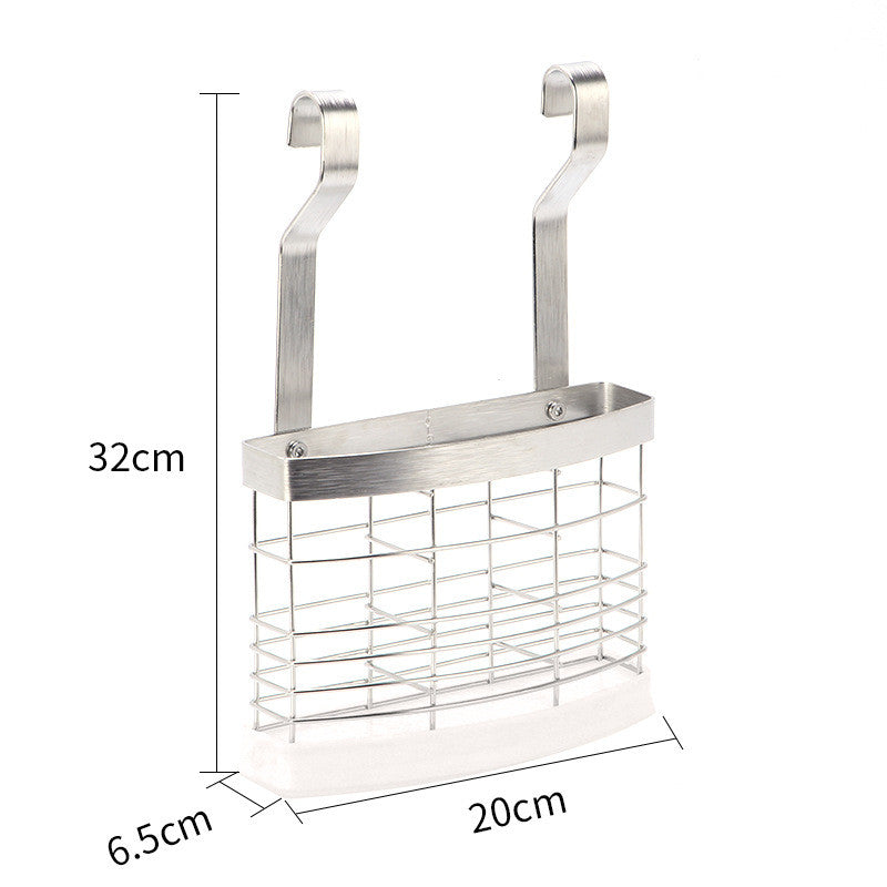 Stainless Steel Kitchen Organizer Multifunction Dish Drying Rack Wall Hanging Storage Holder Tableware Shelf Drainer - view 6