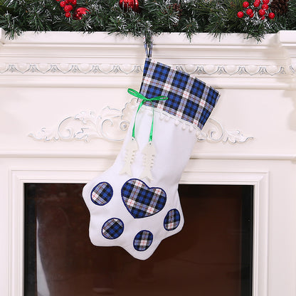 Dog paw Christmas stocking - view 5