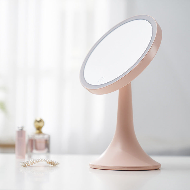 Round LED makeup mirror - view 3