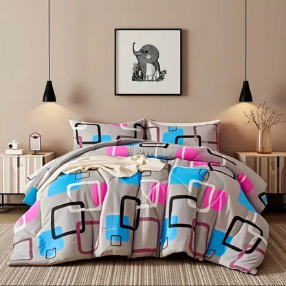 2pieces Comforter Set Twin Comforterx1 Pillowcasex1 Extremely Diverse Styles - view 4