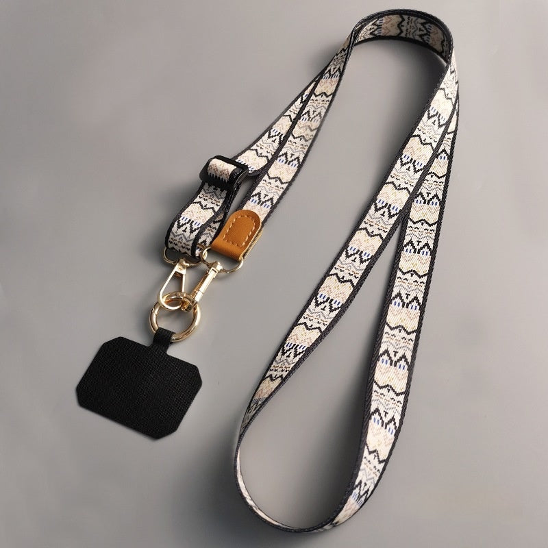 Mobile Phone Lanyard Crossbody Bag Solid Color Long Braces Detachable Multi-purpose Strap Rope - view 8