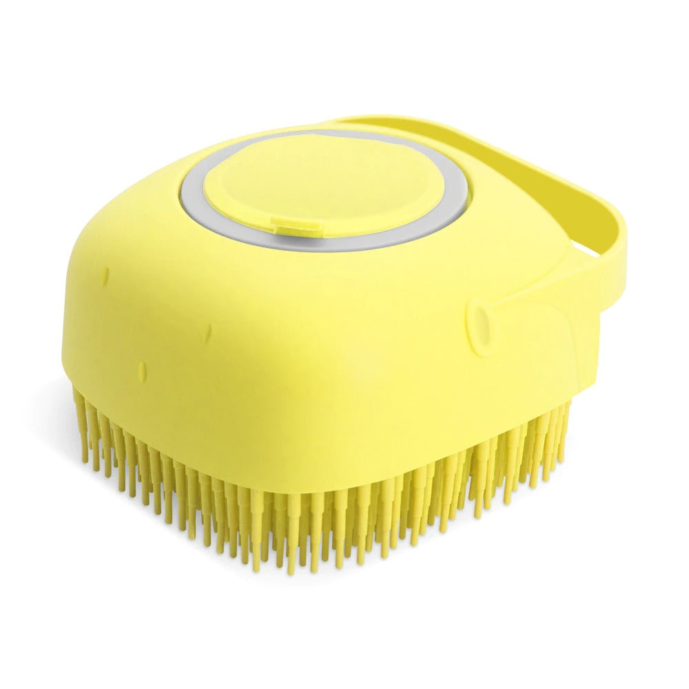 Pet Dog Shampoo Massager Brush Cat Massage Comb Grooming Scrubber Shower Brush For Bathing Short Hair Soft Silicone - view 6