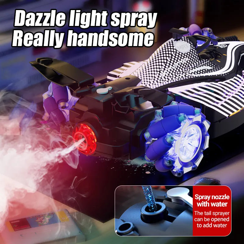 Remote Control Toy Car F1 Racing Style, With Music And Light, The Tail Can Be Spray. - view 5