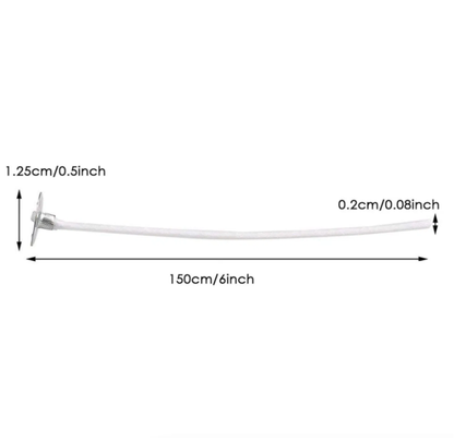 Candle Wicks 6 Inch Cotton Core Candle Making Supplies Pre Tabbed New