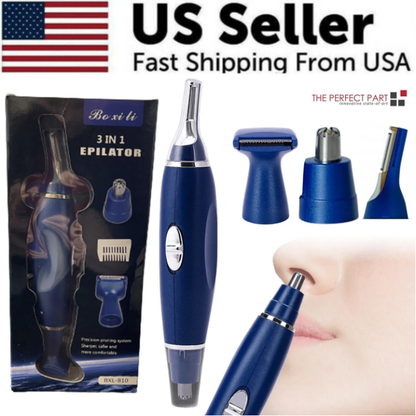 Electric Ear Beard Nose Hair Trimmer Eyebrow Mustache Remover Shaver Clipper New - view 2
