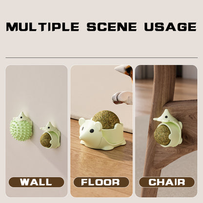 Cat Grooming Brush Wall Mount, Cat Self Groomer Cat Corner Face Scratcher, Cat Self Groomer Corner - view 3