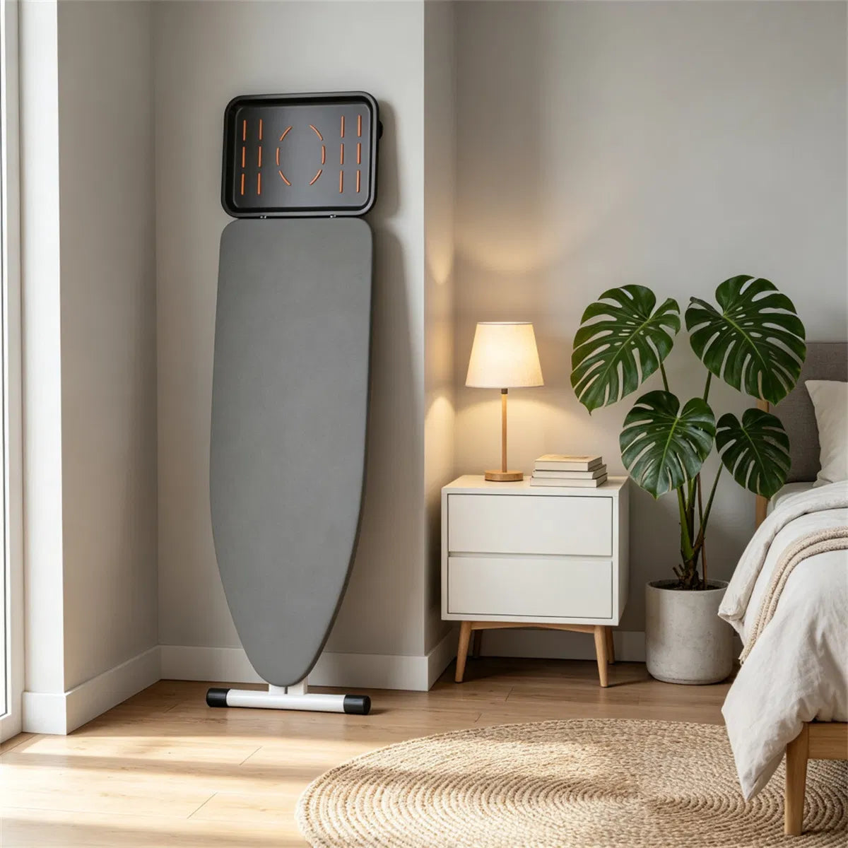 Adjustable Height Ironing Board, 7-Level Foldable Ironing Table with Perforated Metal Base - view 8