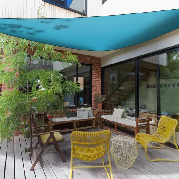 13.12ft Shade Sail Patio Cover Shade Canopy Camping Sail Awning Sail Sunscreen Shelter Triangle Cover - view 5