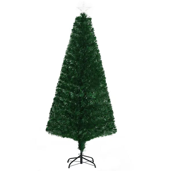 6' Tall Douglas Fir Pre-Lit Artificial Christmas Tree With Realistic Branches, 24 Multi-Color LED Lights - view 9
