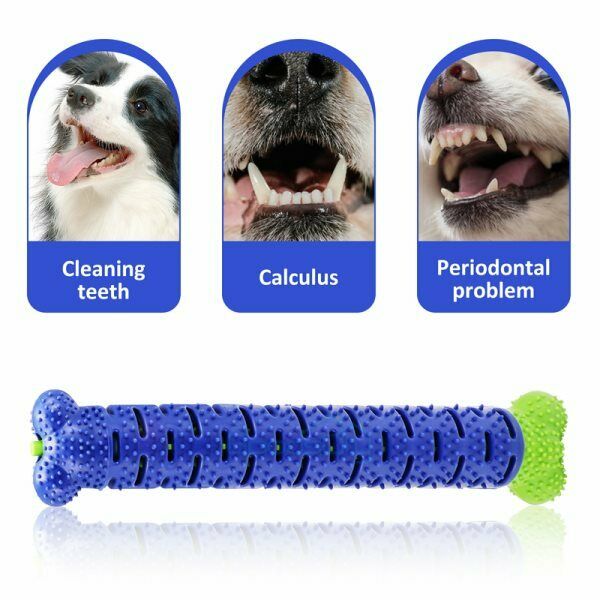 Dog Chew Toys Toothbrush Pets Molar Tooth Cleaning Brushing Stick Doggy Silicone - view 2