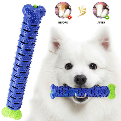 Dog Chew Toys Toothbrush Pets Molar Tooth Cleaning Brushing Stick Doggy Silicone - view 3