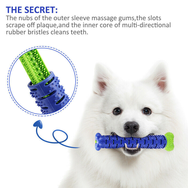 Dog Chew Toys Toothbrush Pets Molar Tooth Cleaning Brushing Stick Doggy Silicone - view 4