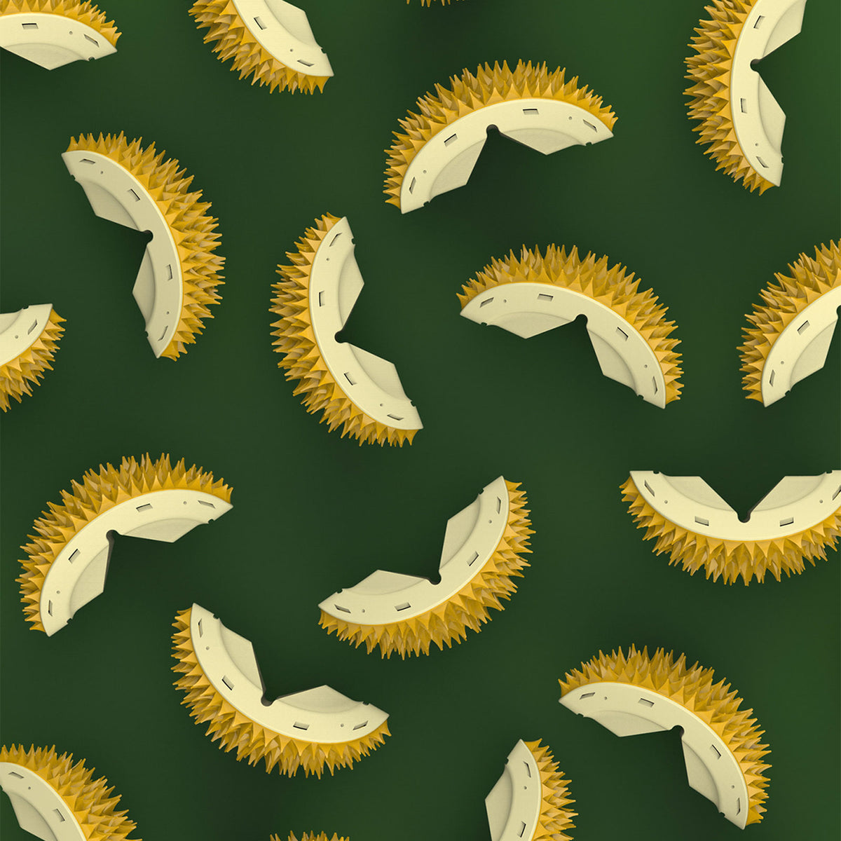Durian Cat Brush, Dog Cat Self Groomer, Wall Corner Scratcher Massage Combs Durian Shape Molars Eat Slowly Toys - view 8