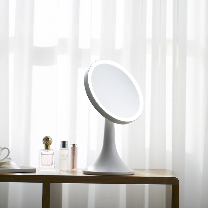 Round LED makeup mirror - view 2