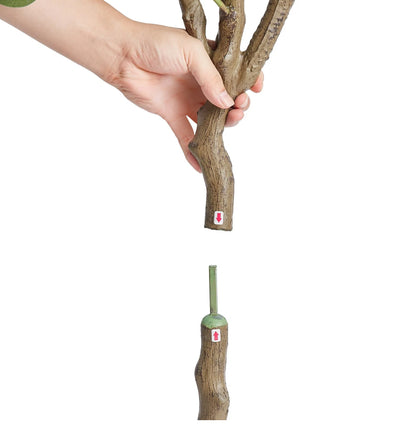 Artificial Eucalyptus Tree, 6 FT Tall Faux Plant, Secure PE Material & Anti-Tip Tilt Protection Low-Maintenance Plant - view 3
