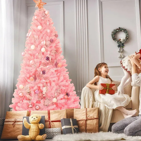 7.5 Feet Hinged Artificial Christmas Tree Full Fir Tree - view 6