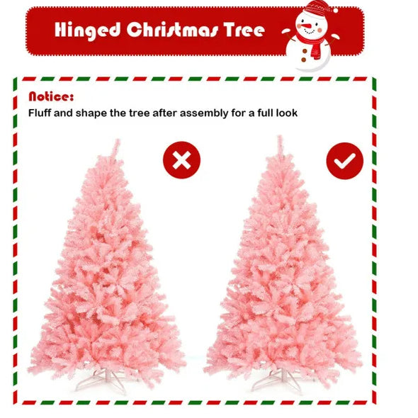 7.5 Feet Hinged Artificial Christmas Tree Full Fir Tree - view 4