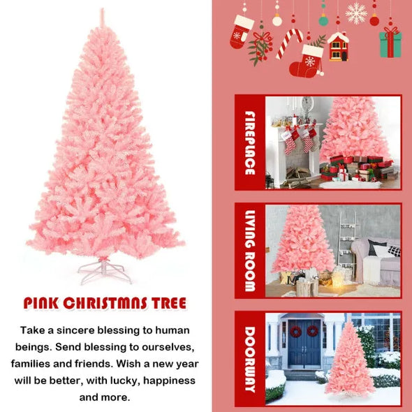 7.5 Feet Hinged Artificial Christmas Tree Full Fir Tree - view 8