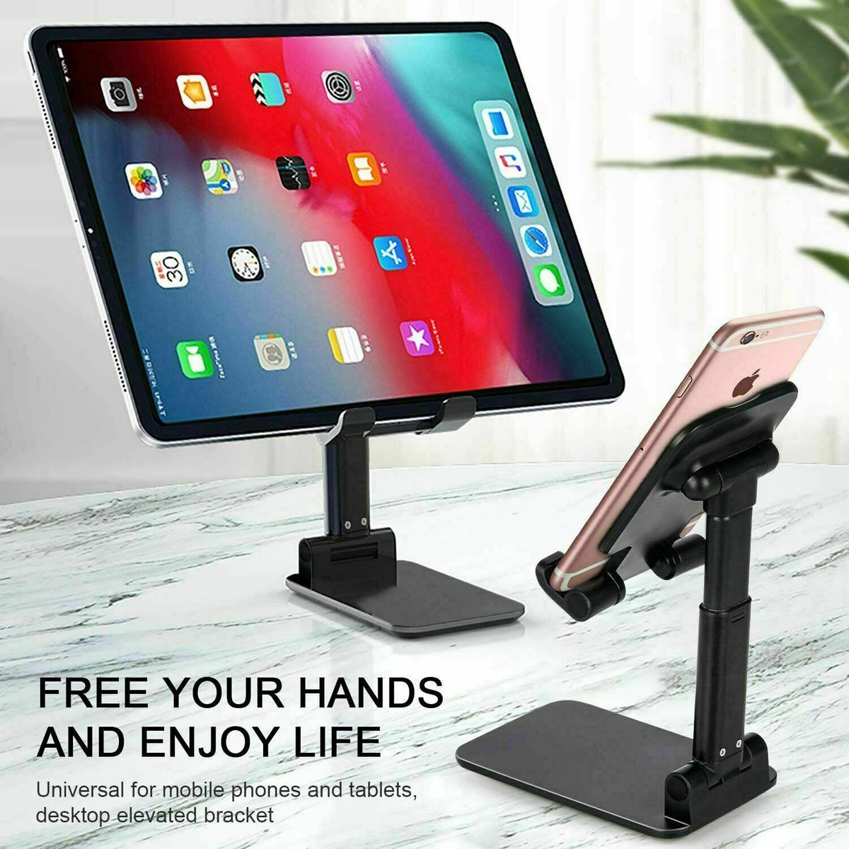 Cell Phone Stand Tablet Mount Fordable Desktop Holder Cradle Dock Mobile Phone Phone Holder Stand
