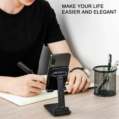 Cell Phone Stand Tablet Mount Fordable Desktop Holder Cradle Dock Mobile Phone Phone Holder Stand - view 2