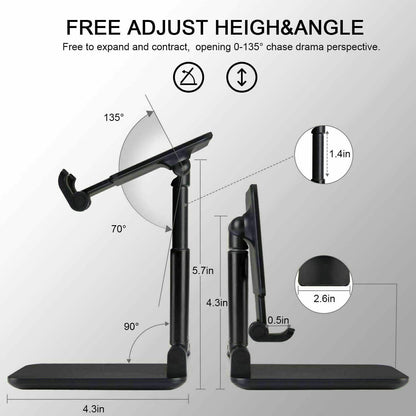 Cell Phone Stand Tablet Mount Fordable Desktop Holder Cradle Dock Mobile Phone Phone Holder Stand - view 4