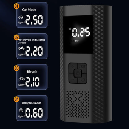 Electric Air Pump Tire Inflator Portable Inflator - view 3