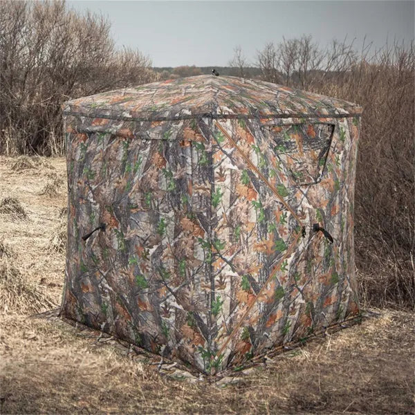 Stealth Hunting Tent With Pop-up Design, 150D Flame-Retardant Blackout Cloth (UV50+ & Waterproof), Fiber Glass Frame - view 4