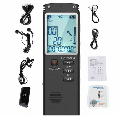 32G Voice Activated Mini Digital Sound Audio Recorder Dictaphone MP3 Player - view 4