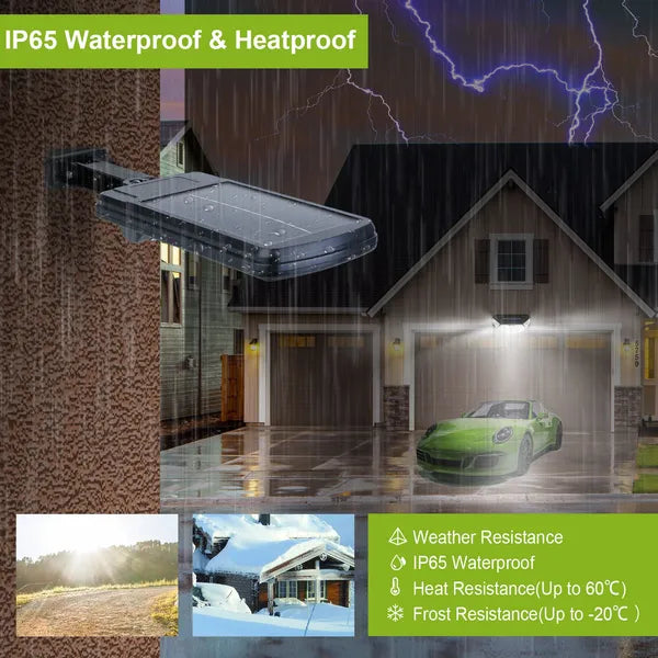 Solar Powered Wall Lights Outdoor 100LED Beads Motion Sensor Lamp IP65 Waterproof 3 Modes Sensor Light - view 4