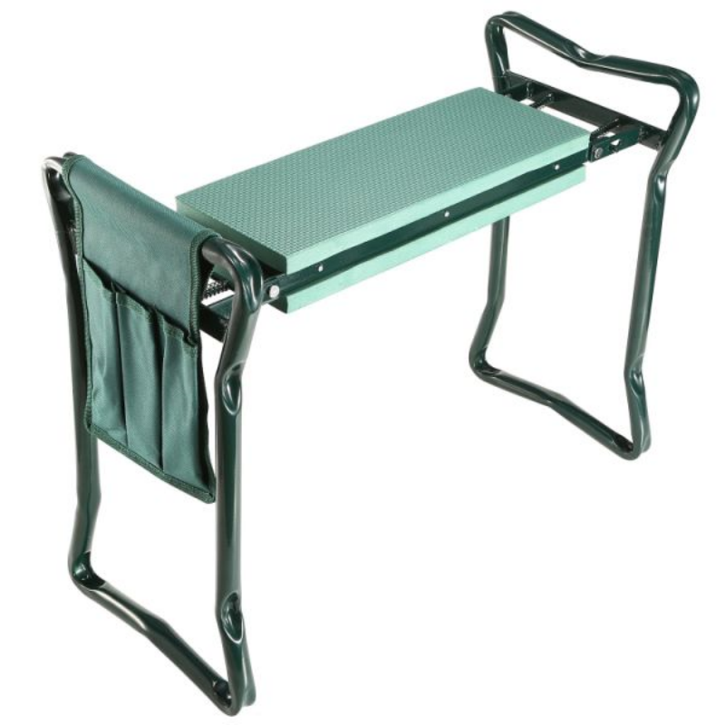 Foldable Garden Kneeler Seat With Kneeling Soft Cushion Pad Tools Pouch Portable Gardener - view 7