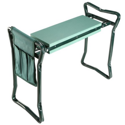 Foldable Garden Kneeler Seat With Kneeling Soft Cushion Pad Tools Pouch Portable Gardener - view 7