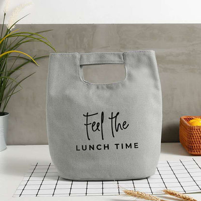 Canvas Lunch Box Bag Lunch Tote - view 4