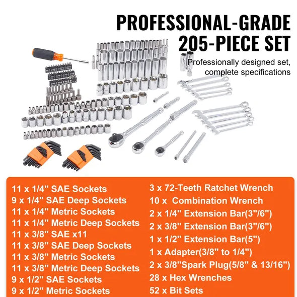 VEVOR Mechanical Tool Kit And Sleeve Kit - view 3